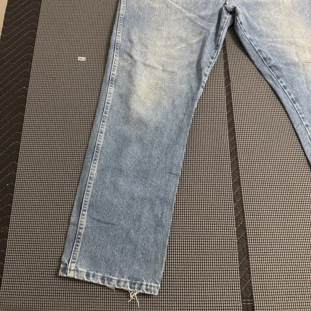 Wrangler Regular Fit Mens Jeans 38x30 Blue Denim 965T1DS Mid Wash Regular Fit